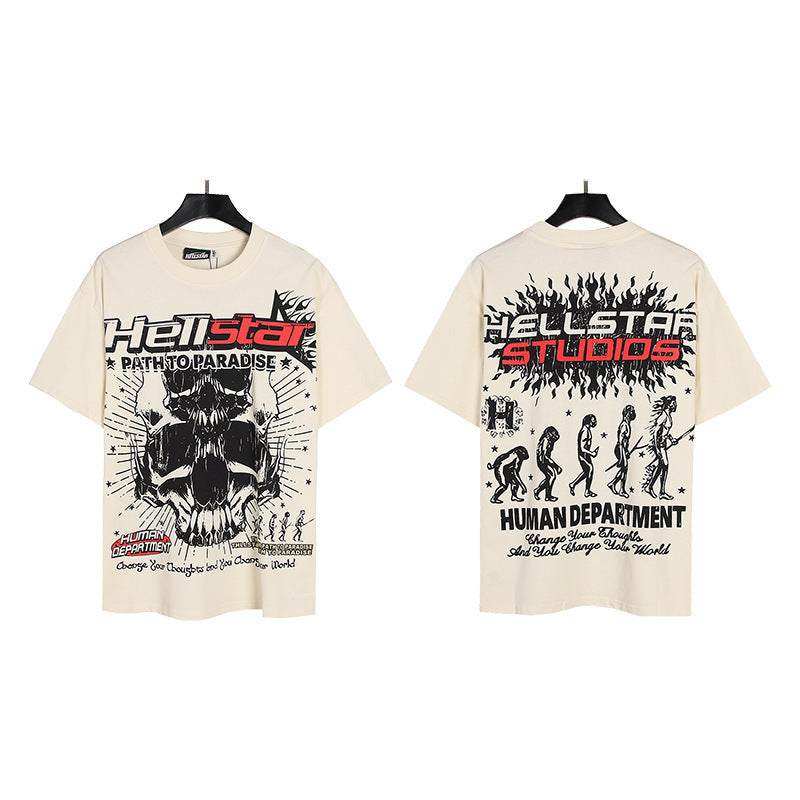 Hellstar Oversized Cotton Streetwear Tee – Unisex