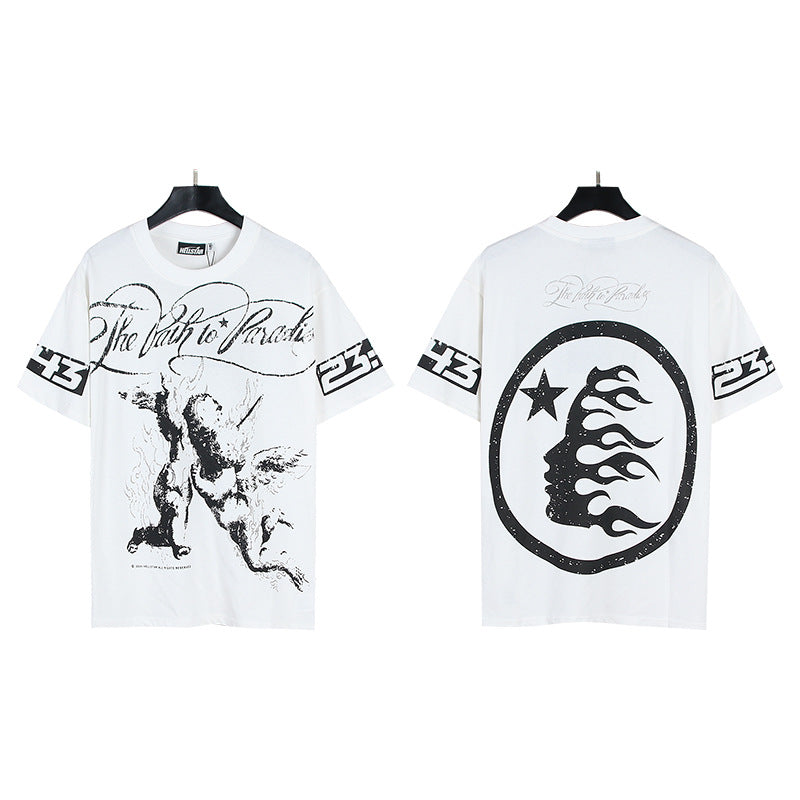 HELLSTAR Washed Vintage Graphic Tee — Unisex Oversized Streetwear