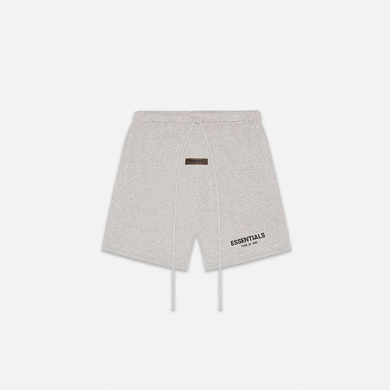 Essentials Flocked Print Fleece Shorts – 2022SS Unisex American Streetwear