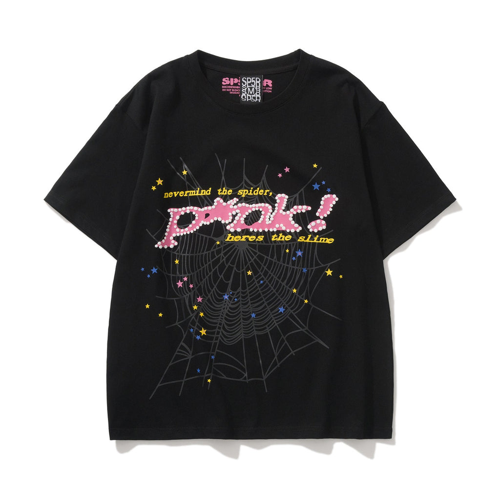 SP555DER Spider Web Graphic Tee
