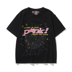 SP555DER Spider Web Graphic Tee