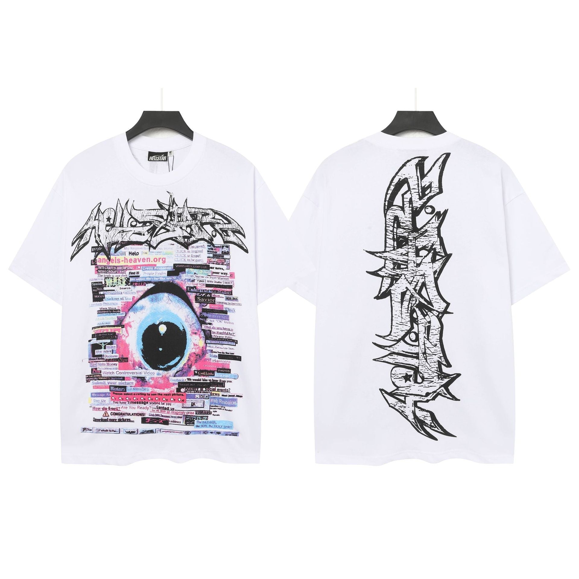 HELL Vintage Washed Graphic Tee – Oversized Unisex Short Sleeve T-Shirt
