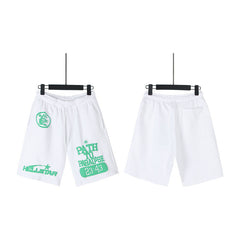 Hellstar Series Terry Fleece Drawstring Shorts – Unisex