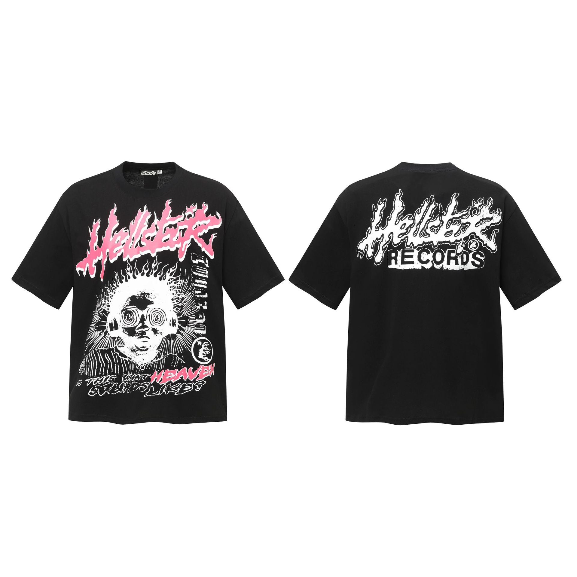 HELL Vintage Washed Graphic Tee – Oversized Unisex Short Sleeve T-Shirt