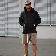 FOG Essentials Chest Logo Pullover Hoodie – 2020SS Unisex American High Street