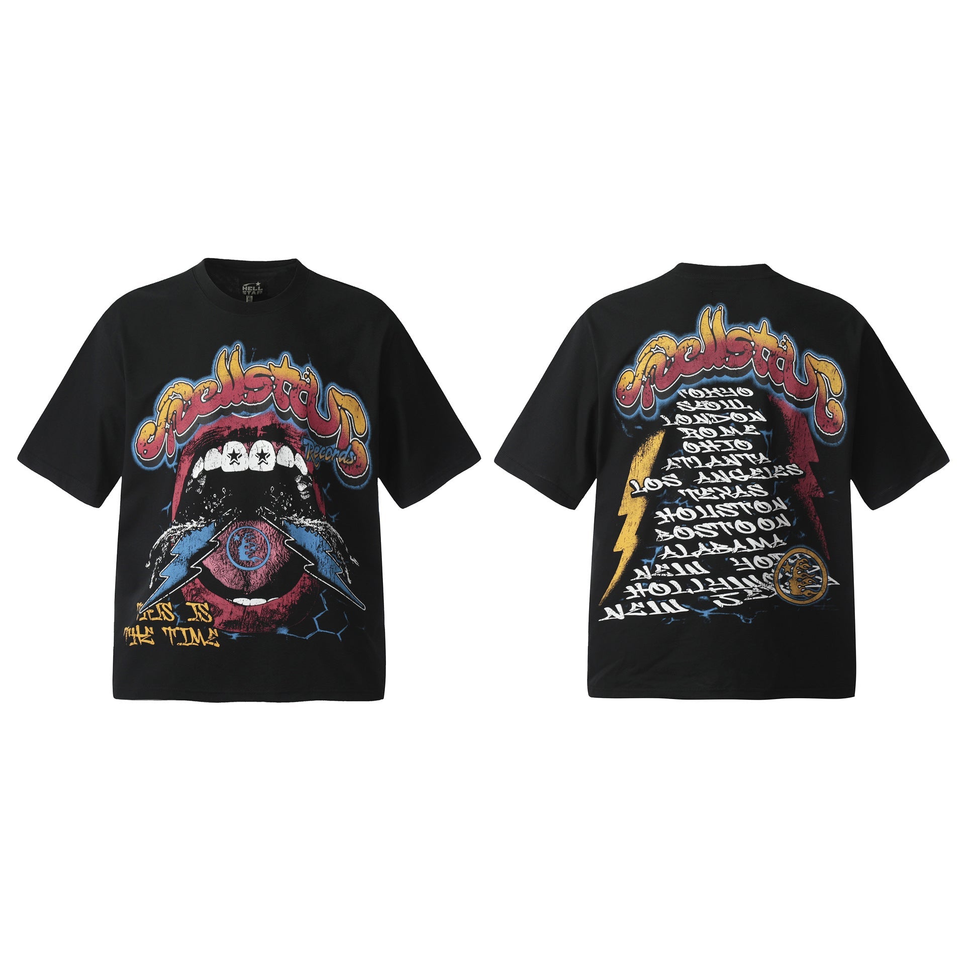 HELLSTAR Vintage Graphic Print Oversized Tee – Unisex Streetwear