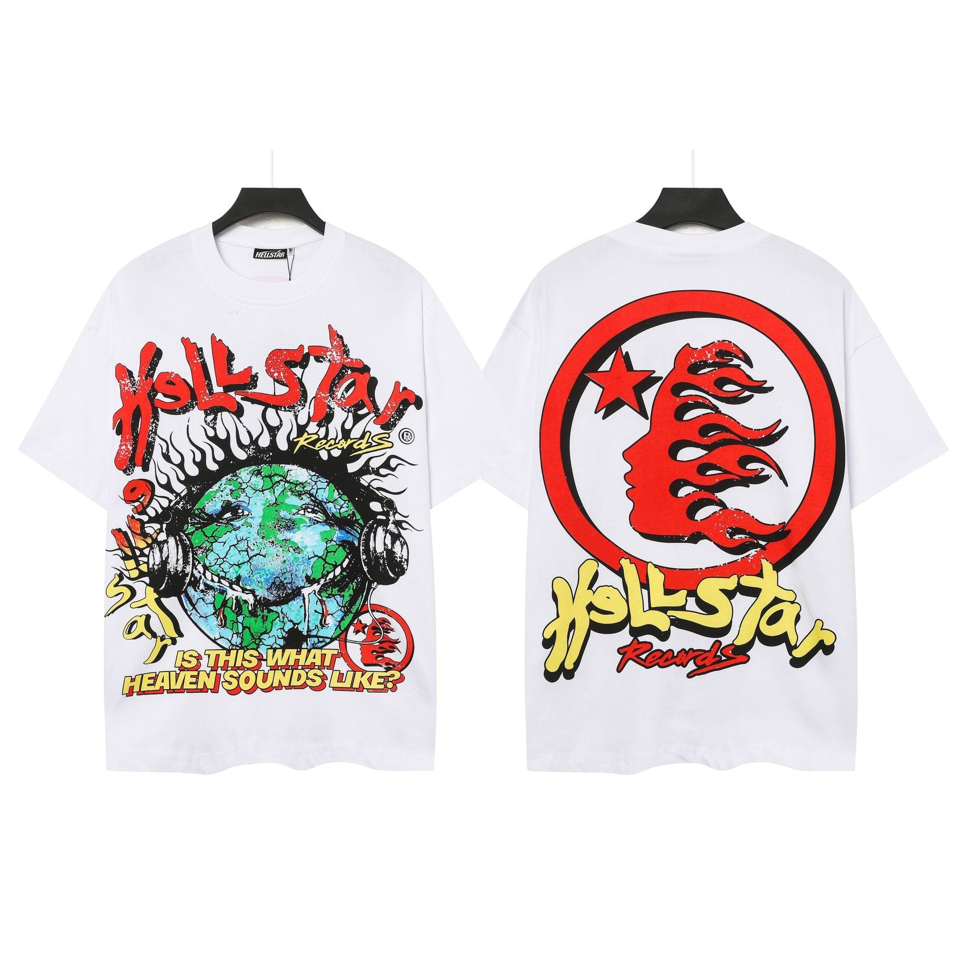 HELL Vintage Washed Graphic Tee – Oversized Unisex Short Sleeve T-Shirt