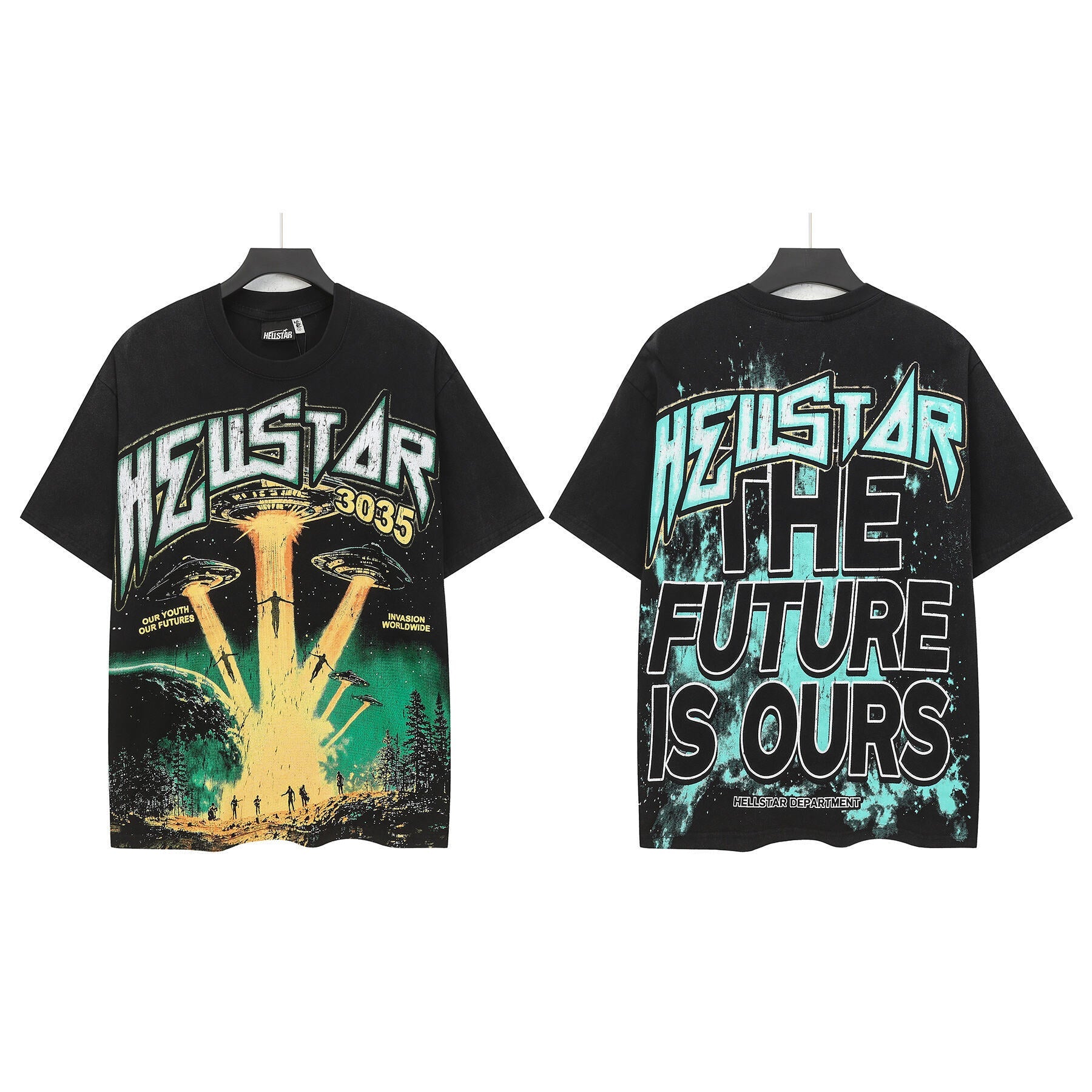 Hellstar Washed Oversized Short Sleeve Tee