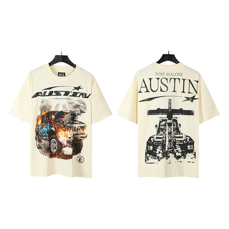 Hellstar Oversized Cotton Streetwear Tee – Unisex