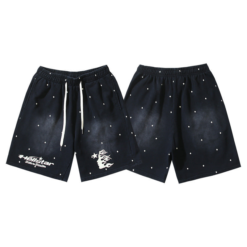 Hellstar Series Terry Fleece Drawstring Shorts – Unisex