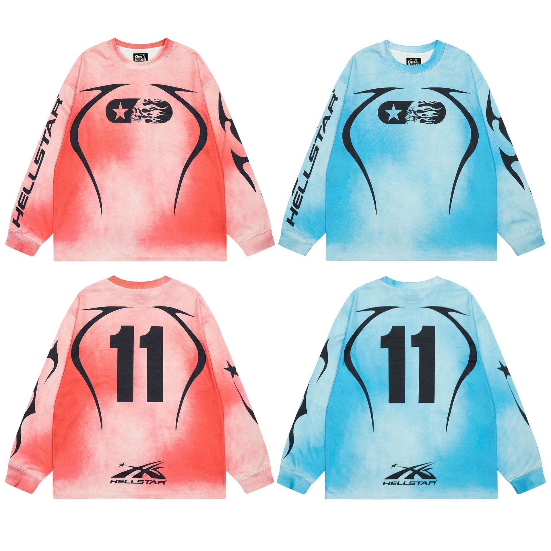 Hellstar Mesh Panel Long Sleeve Base Layer Tee