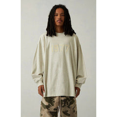 FOG Essentials 1977 Flocked Long Sleeve T-Shirt – 2022SS Men's Streetwear