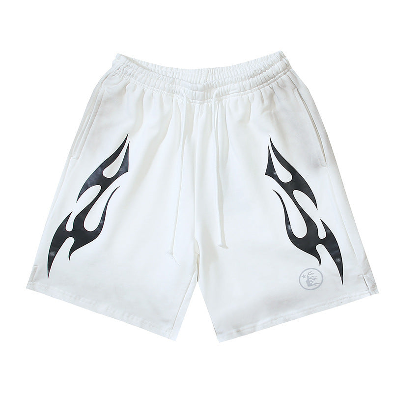 Hellstar Series Terry Fleece Drawstring Shorts – Unisex