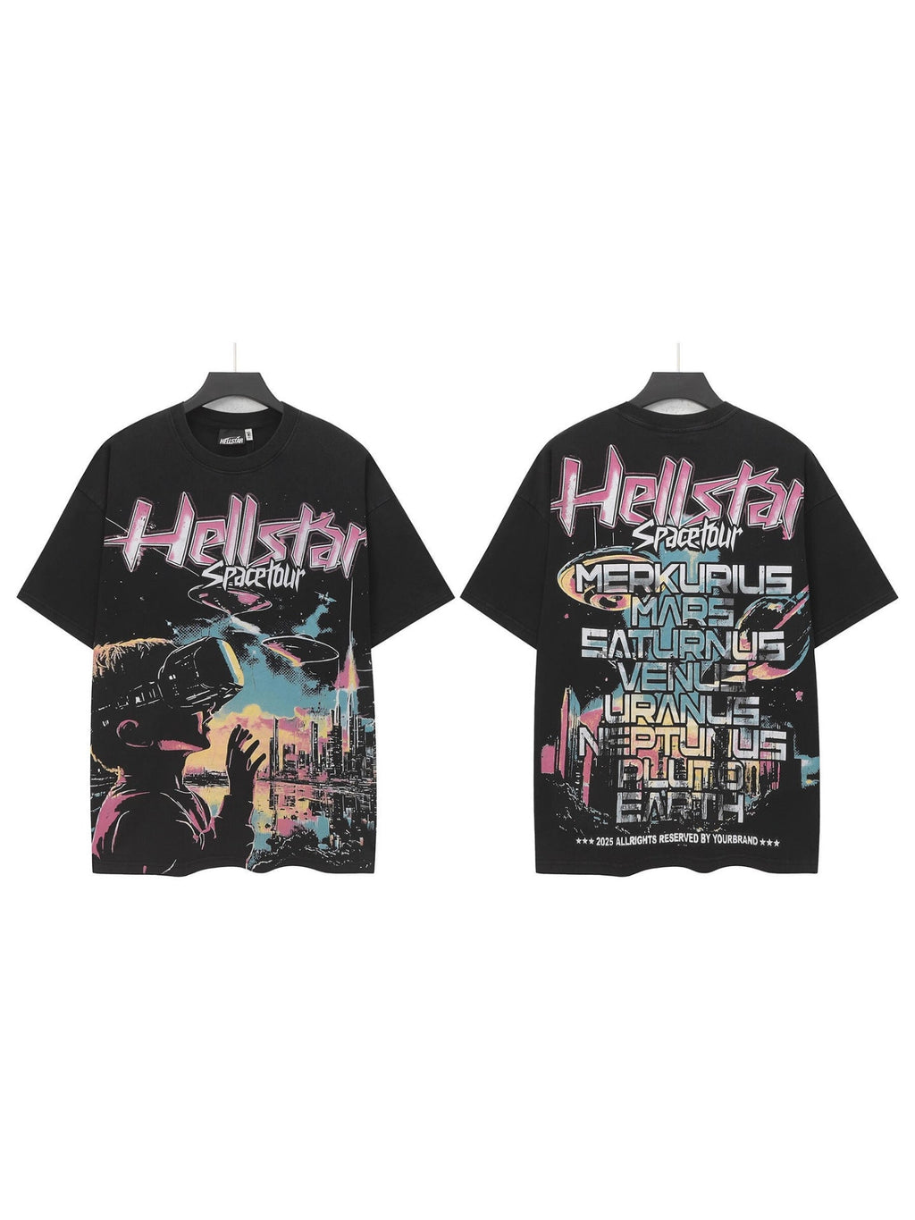 Hellstar Washed Oversized Short Sleeve Tee