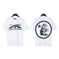 HELLSTAR 2025 SS Washed Vintage Graphic Tee — Unisex Oversized Streetwear