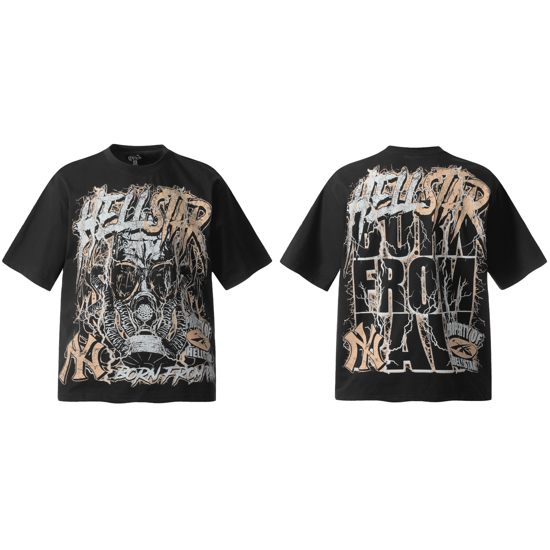 Vintage Washed Distressed Graphic Tee – Oversized Unisex Short Sleeve T-Shirt