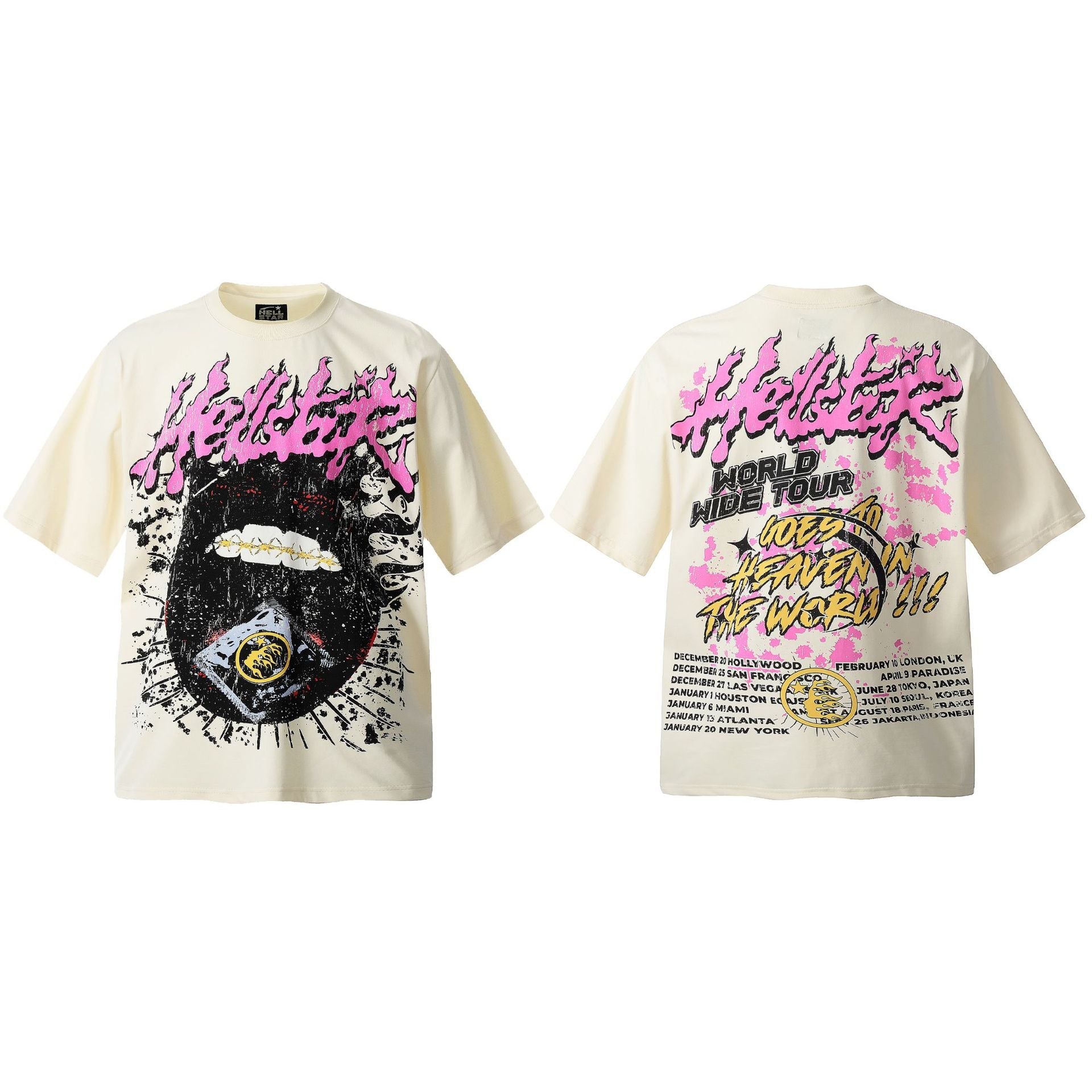 Vintage Washed Distressed Graphic Tee – Oversized Unisex Short Sleeve T-Shirt