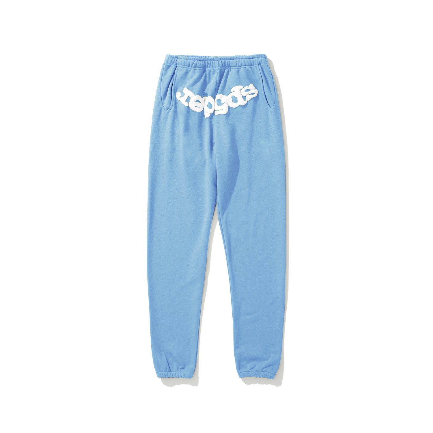 Sp5der 555555 Rhinestone Bubble Letter Spider Web Hoodie & Sweatpants