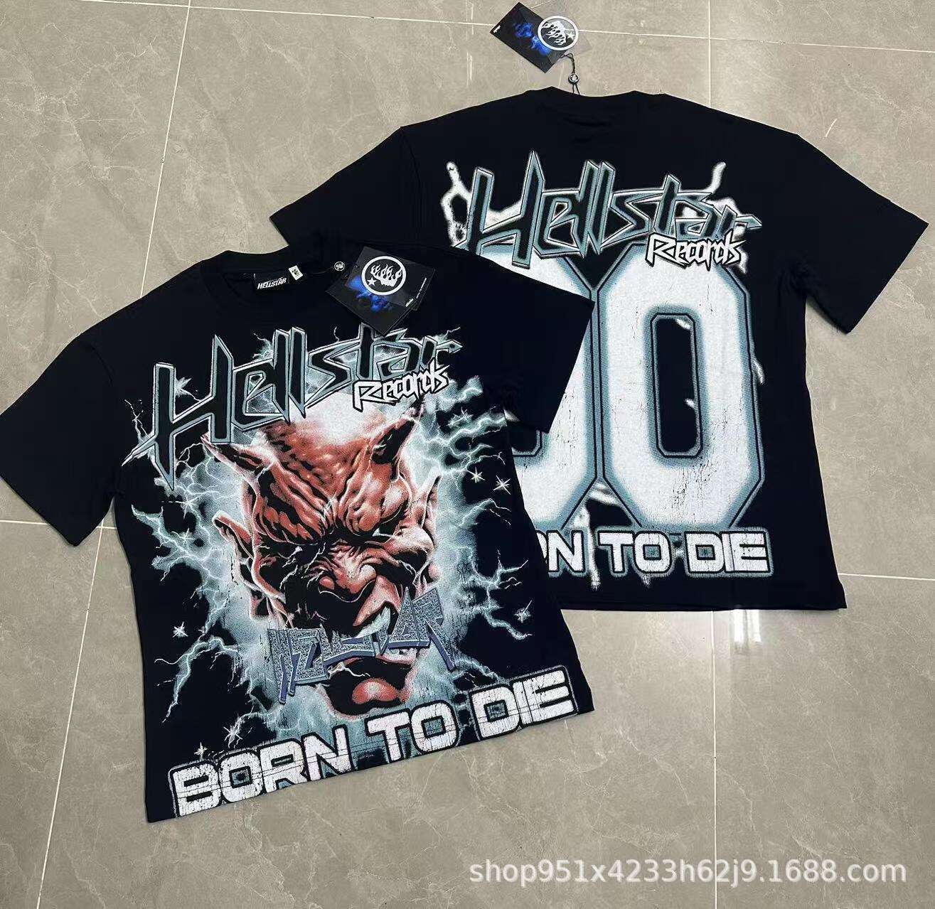 Hellstar Oversized Streetwear Graphic Tee