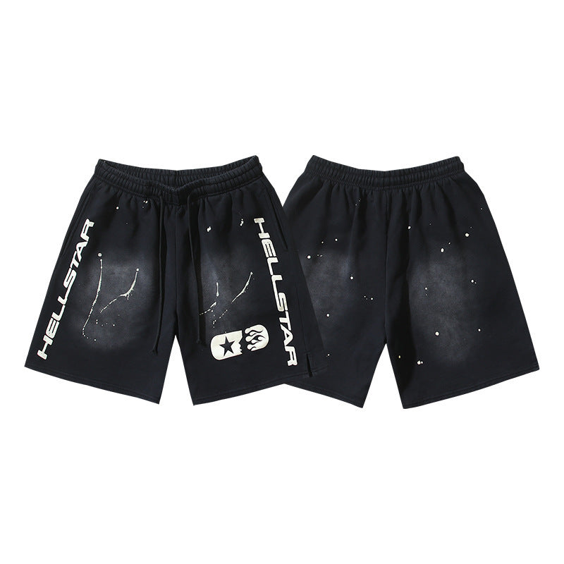 Hellstar Series Terry Fleece Drawstring Shorts – Unisex