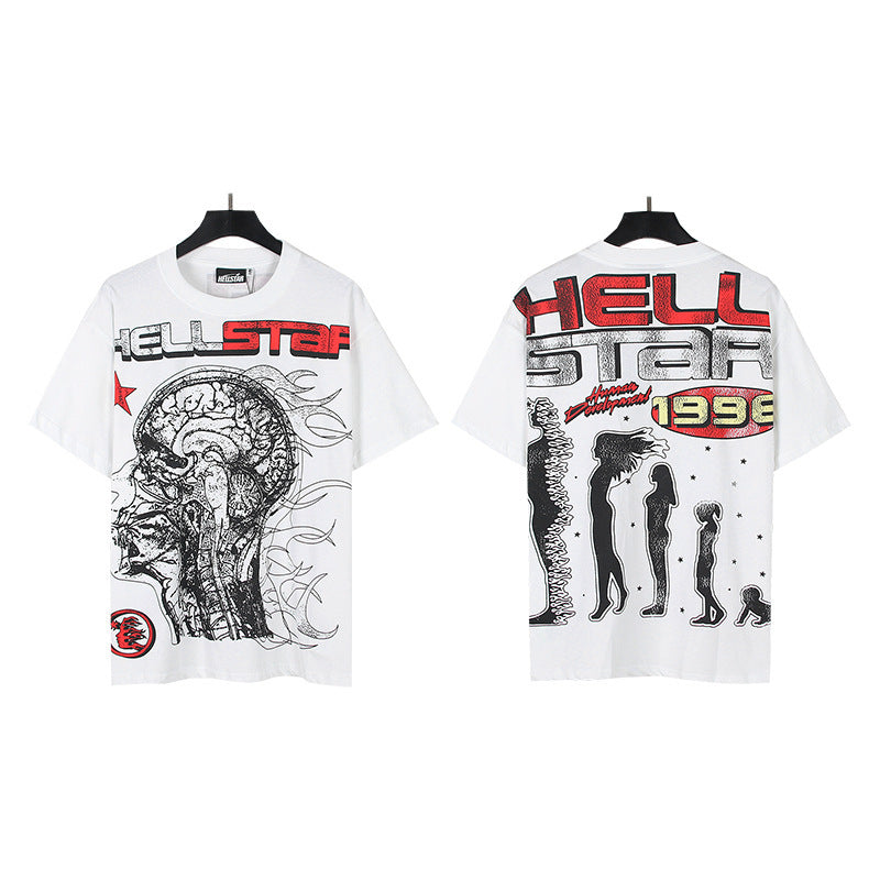 Hellstar Oversized Cotton Streetwear Tee – Unisex