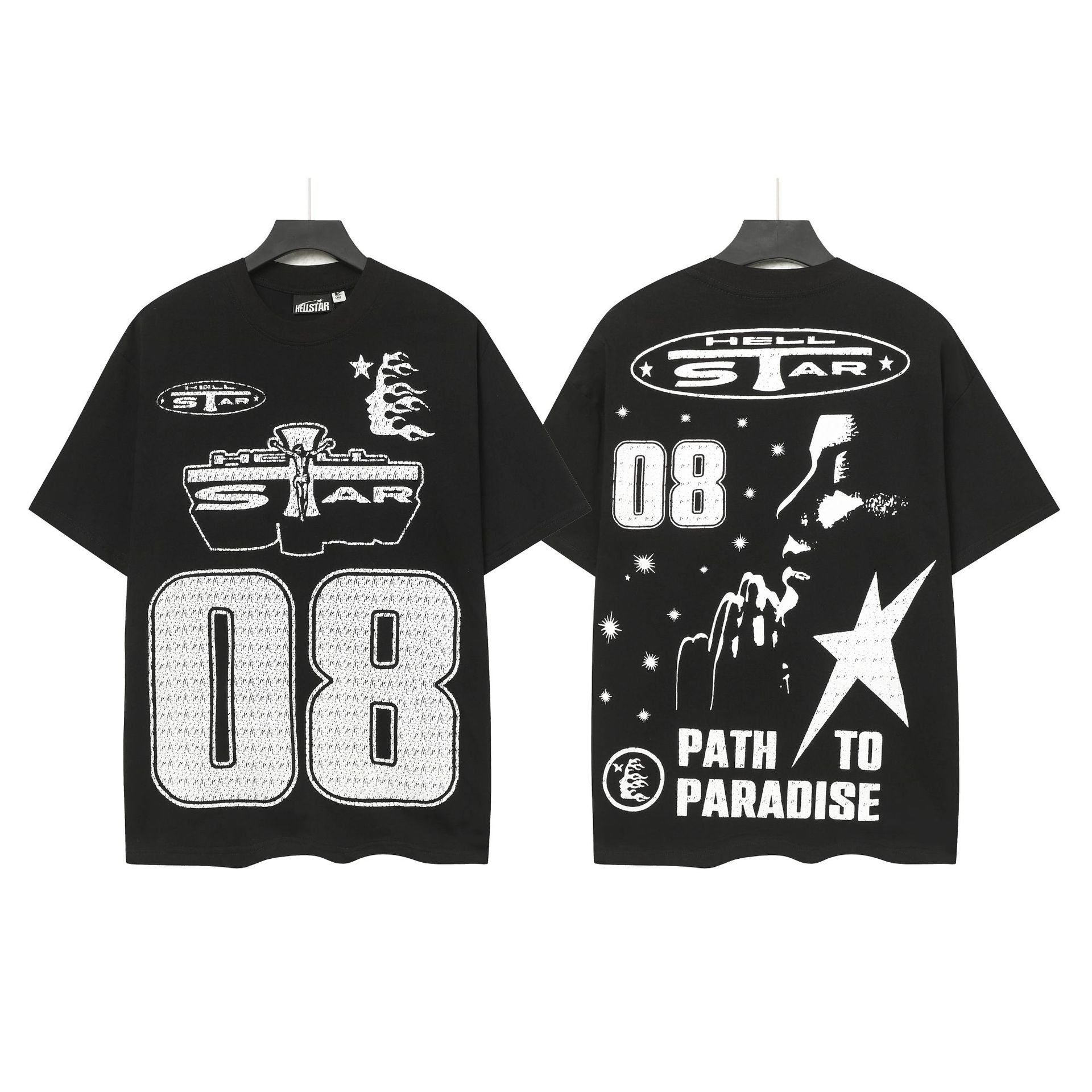 HELL Vintage Washed Graphic Tee – Oversized Unisex Short Sleeve T-Shirt