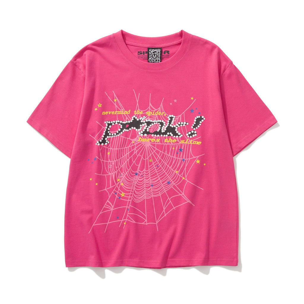 SP555DER Spider Web Graphic Tee