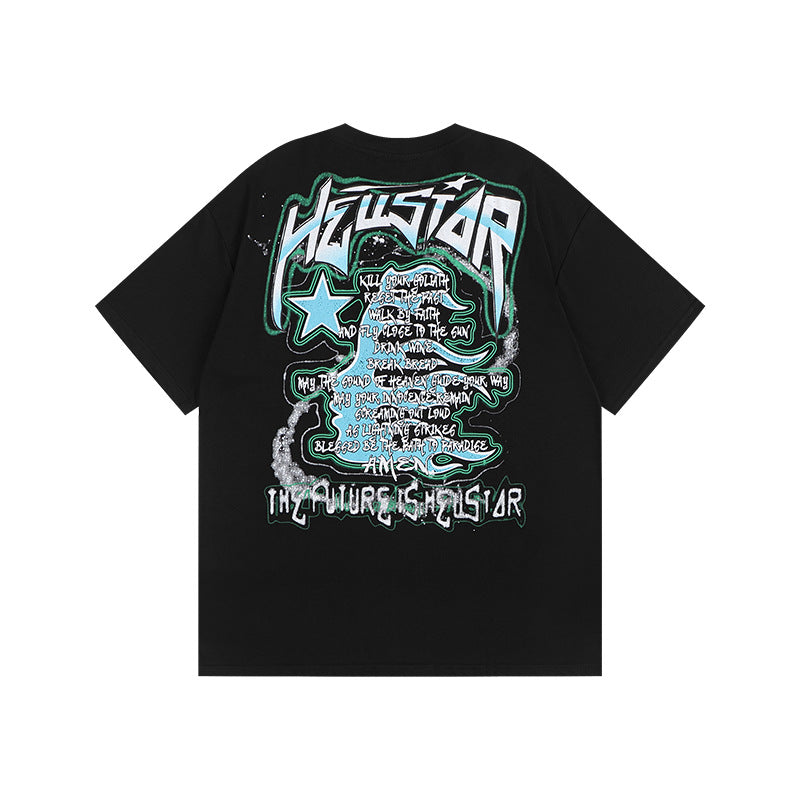 Vintage Floral Print Oversized T-Shirt – Unisex Streetwear