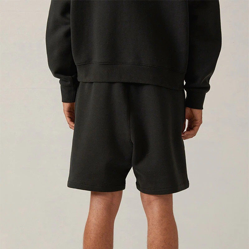 Essentials Flocked Print Fleece Shorts – 2022SS Unisex American Streetwear