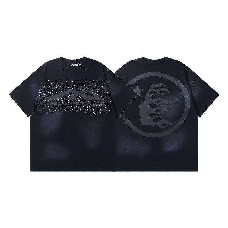 Hellstar Washed Graphic Oversized Tee – Unisex