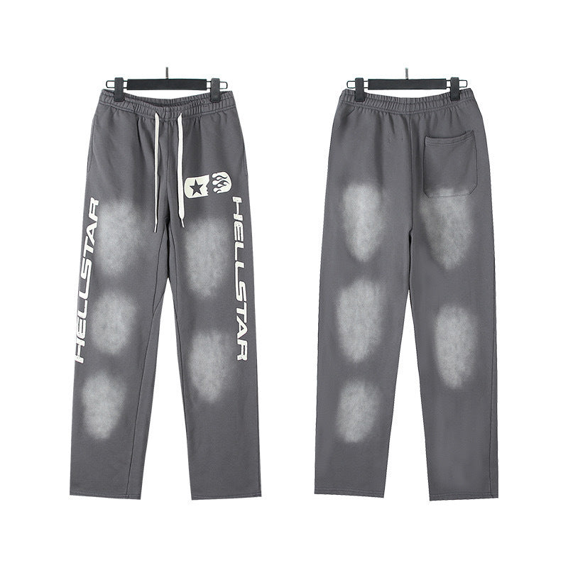 Hellstar Vintage Washed Oversized Hoodie & Sweatpants Set – Unisex American Streetwear