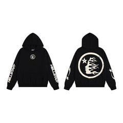 Vintage Distressed Oversized Hoodie – Unisex Hip-Hop Streetwear