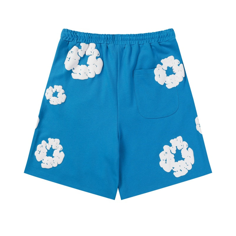 Denim Tears Shorts Premium-quality puff print casual streetwear style