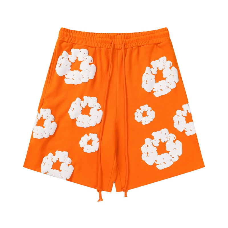 Denim Tears Shorts Premium-quality puff print casual streetwear style