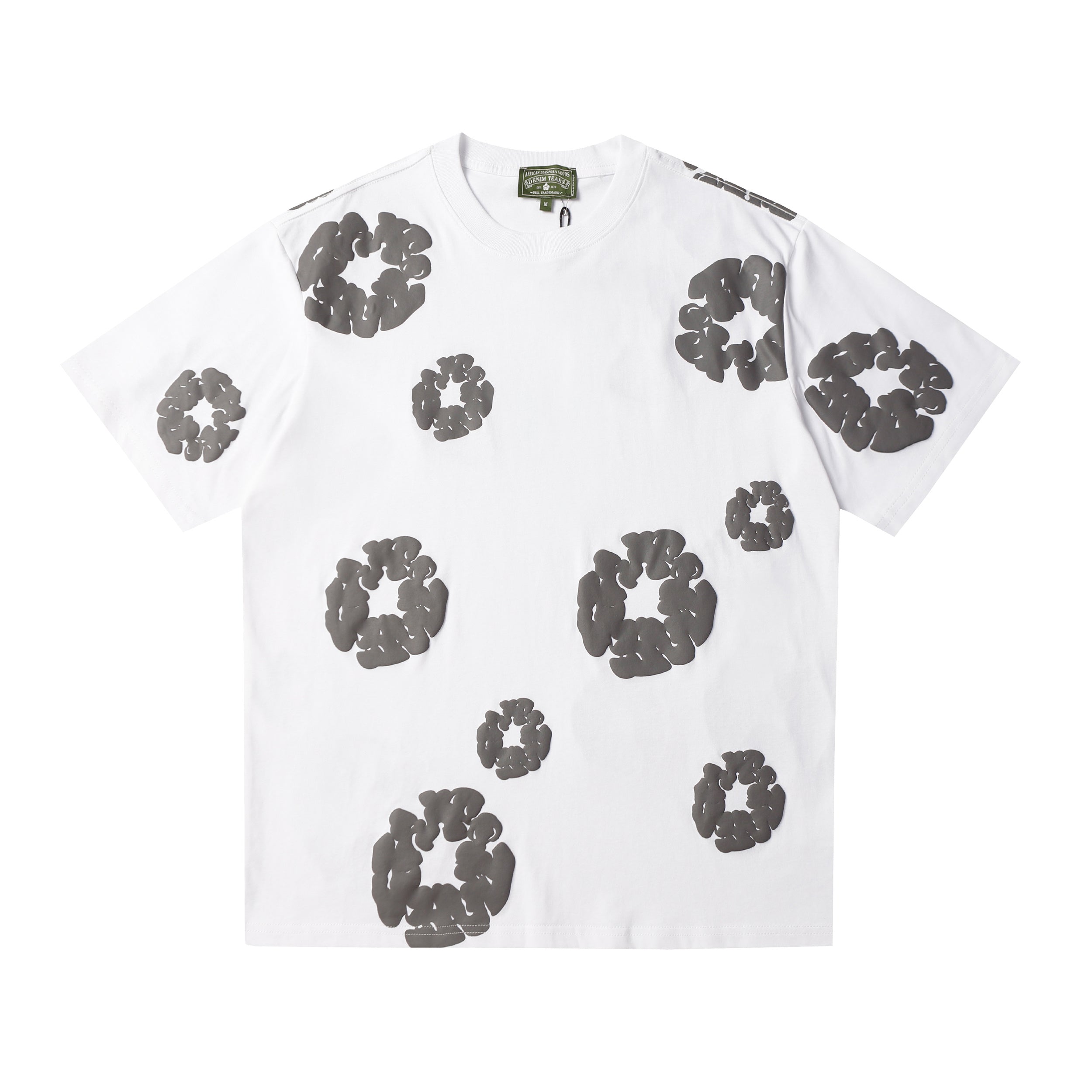 Denim Tears T Shirts Premium-quality puff print casual streetwear style