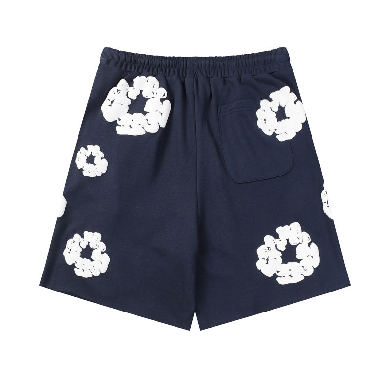 Denim Tears Shorts Premium-quality puff print casual streetwear style