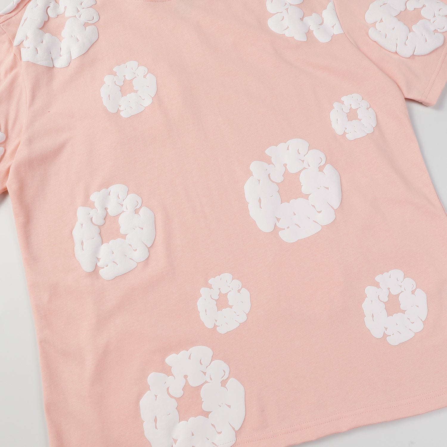 Denim Tears T Shirts Premium-quality puff print casual streetwear style