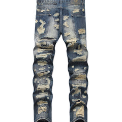 Mens Fashion Jeans damaged #027