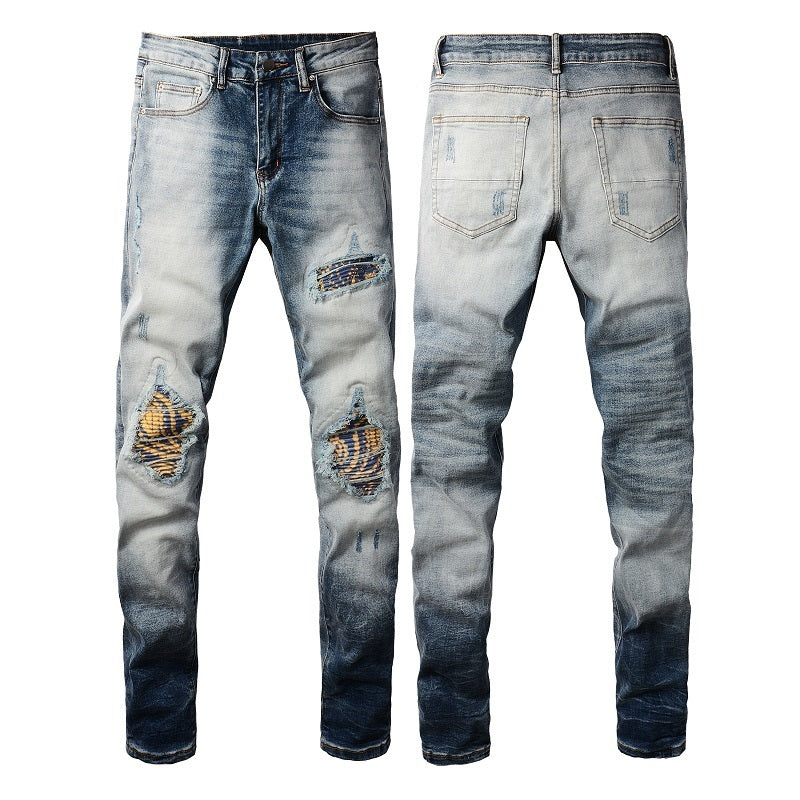 Men Trendy Jeans High-street trendy apparel