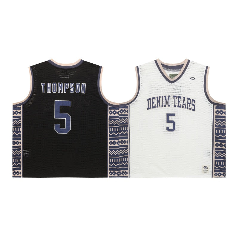 Denim Tears T Shirts Breathable quick-drying mesh sports tank top