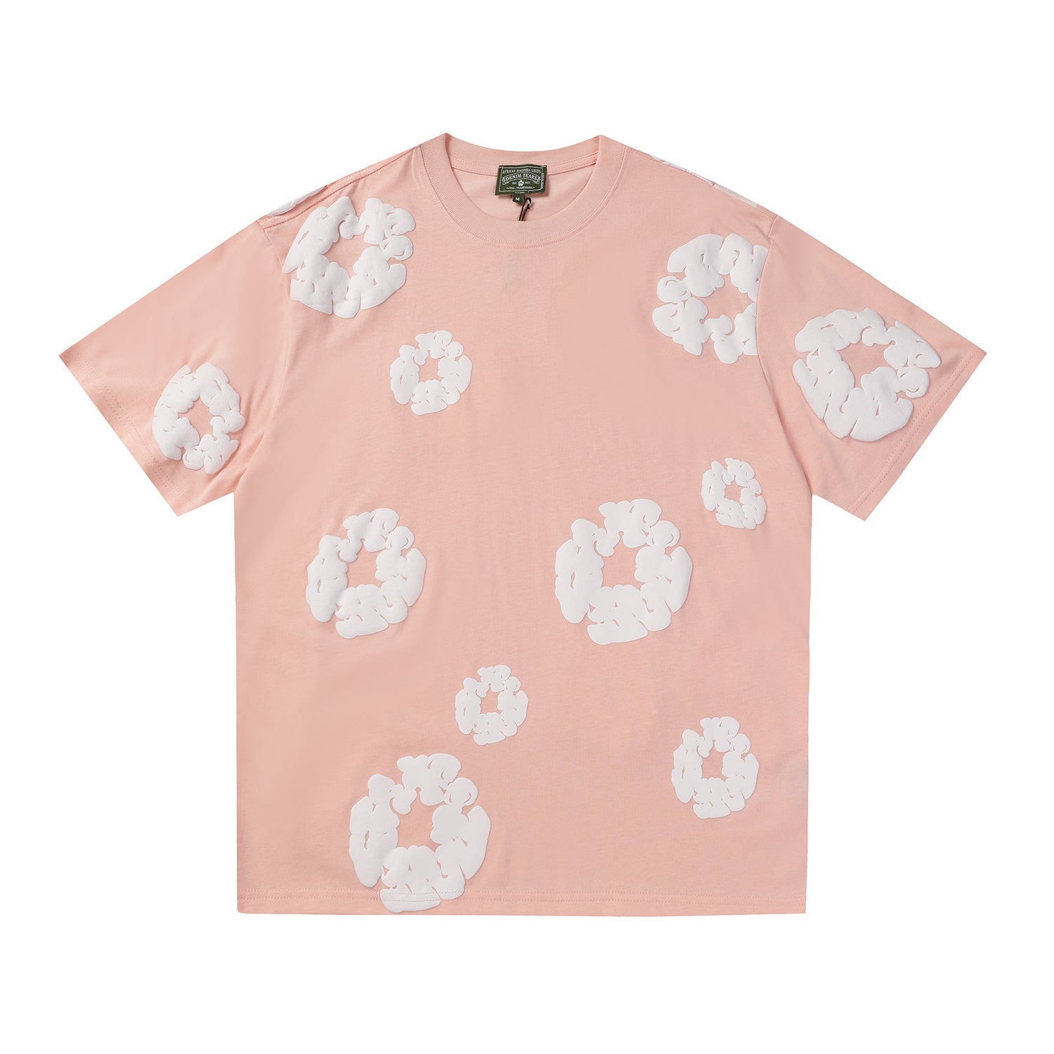 Denim Tears T Shirts Premium-quality puff print casual streetwear style
