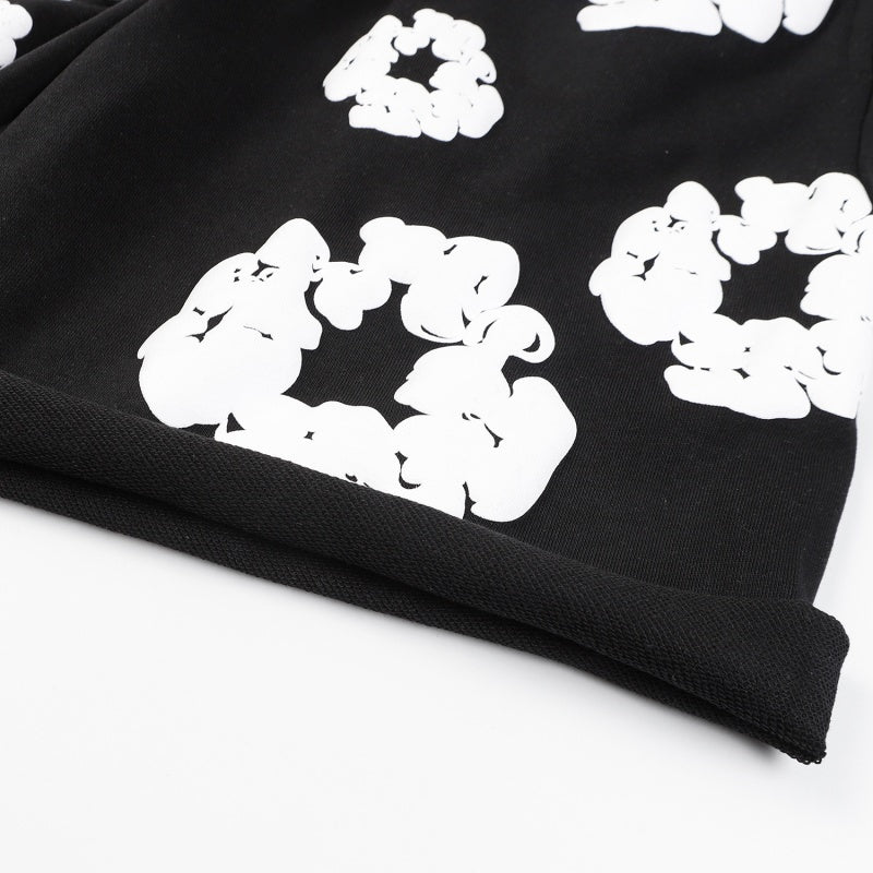 Denim Tears Shorts Premium-quality puff print casual streetwear style