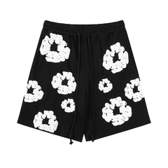 Denim Tears Shorts Premium-quality puff print casual streetwear style