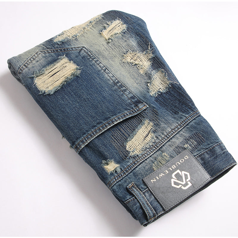 Mens Fashion Jeans damaged #027