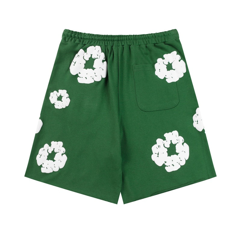 Denim Tears Shorts Premium-quality puff print casual streetwear style