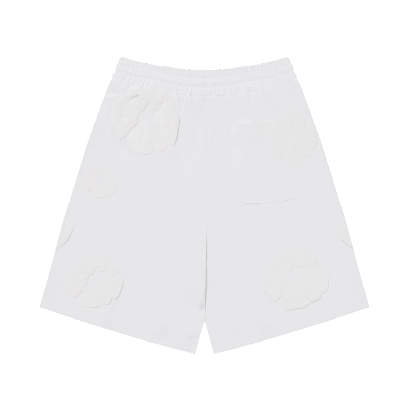 Denim Tears Shorts Premium-quality puff print casual streetwear style